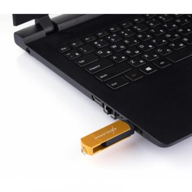 USB флеш накопитель eXceleram 64GB P2 Series Gold/Black USB 2.0 Фото 6