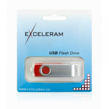 USB флеш накопитель eXceleram 16GB P1 Series Silver/Red USB 2.0 Фото 7