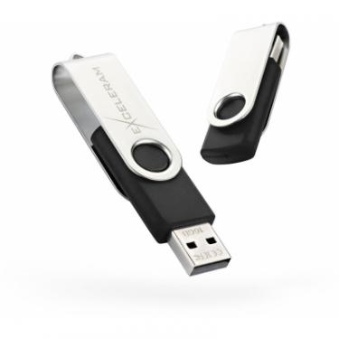 USB флеш накопитель eXceleram 16GB P1 Series Silver/Black USB 2.0 Фото
