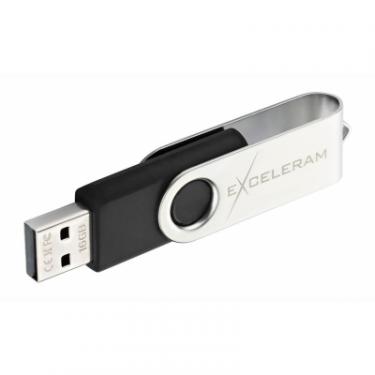 USB флеш накопитель eXceleram 16GB P1 Series Silver/Black USB 2.0 Фото 4