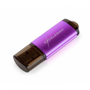 USB флеш накопитель eXceleram 32GB A3 Series Purple USB 3.1 Gen 1 Фото 2