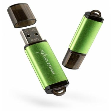 USB флеш накопитель eXceleram 8GB A3 Series Green USB 2.0 Фото