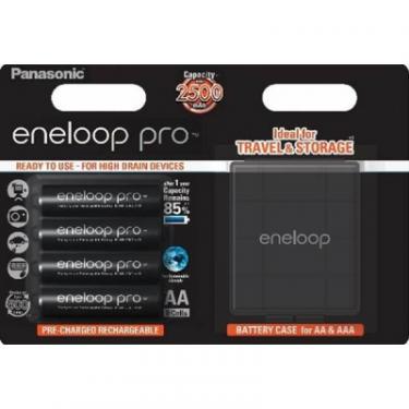 Аккумулятор Panasonic Eneloop Pro AA 2500 mAh * 4 + Case Фото