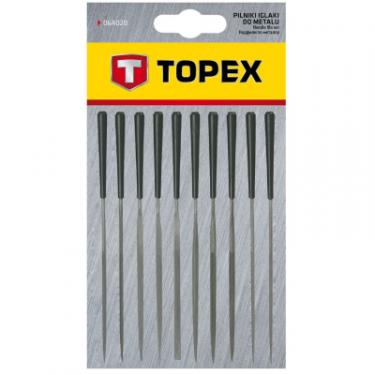 Набор надфилей Topex игольчатые по металлу, набор 10 шт. Фото 1