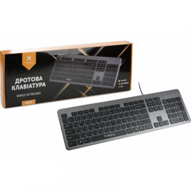 Клавиатура Vinga KB735 black-grey Фото 9
