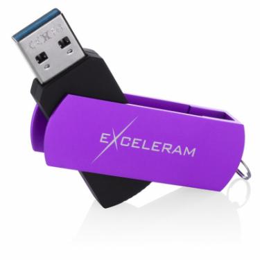 USB флеш накопитель eXceleram 64GB P2 Series Grape/Black USB 3.1 Gen 1 Фото 2
