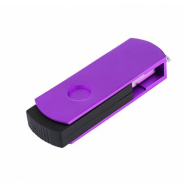 USB флеш накопитель eXceleram 64GB P2 Series Grape/Black USB 3.1 Gen 1 Фото 5