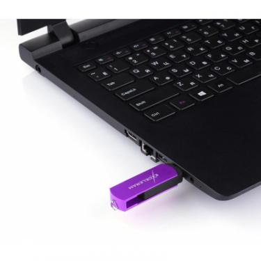 USB флеш накопитель eXceleram 64GB P2 Series Grape/Black USB 3.1 Gen 1 Фото 6