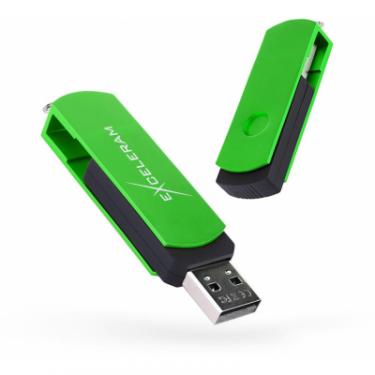 USB флеш накопитель eXceleram 32GB P2 Series Green/Black USB 2.0 Фото