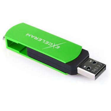 USB флеш накопитель eXceleram 32GB P2 Series Green/Black USB 2.0 Фото 4