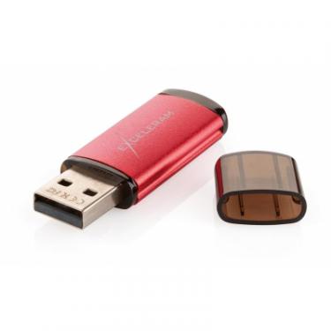 USB флеш накопитель eXceleram 64GB A3 Series Red USB 2.0 Фото 4