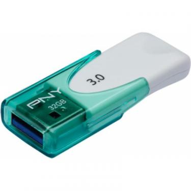 USB флеш накопитель PNY flash 32GB Attache4 Green USB 3.0 Фото 1