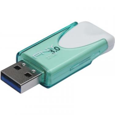 USB флеш накопитель PNY flash 32GB Attache4 Green USB 3.0 Фото 2