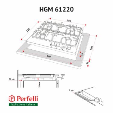 Варочная поверхность Perfelli HGM 61220 I Фото 9