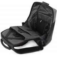 Рюкзак для ноутбука DEF 15.6" DW-01 anti-theft black-gray Фото 5