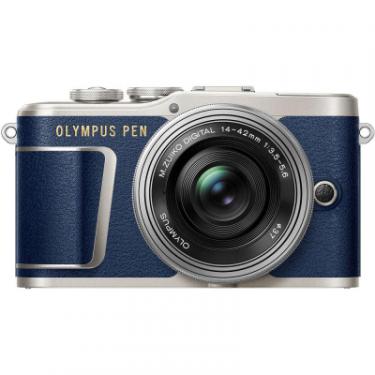 Цифровой фотоаппарат Olympus E-PL9 14-42 mm Pancake Zoom Kit blue/silver Фото