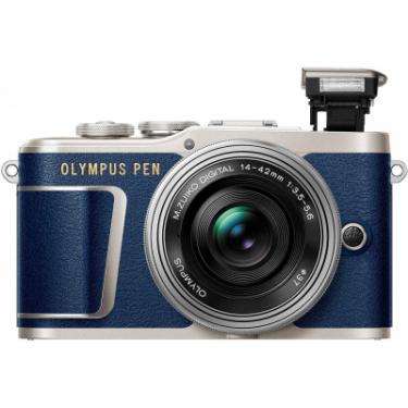 Цифровой фотоаппарат Olympus E-PL9 14-42 mm Pancake Zoom Kit blue/silver Фото 4