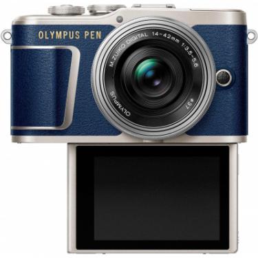 Цифровой фотоаппарат Olympus E-PL9 14-42 mm Pancake Zoom Kit blue/silver Фото 5