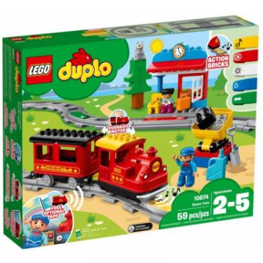 Конструктор LEGO Поезд на паровой тяге 59 деталей Фото