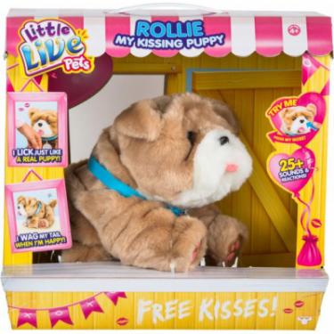 Интерактивная игрушка Moose Little Live Pets Щенок Ролли Люблю целоваться Фото 2