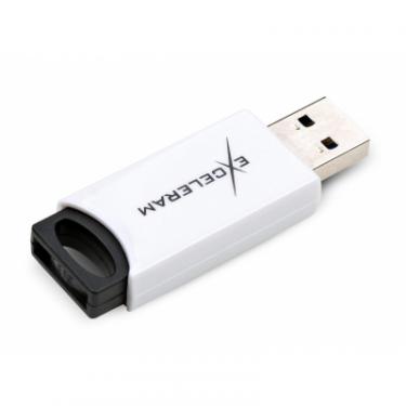 USB флеш накопитель eXceleram 16GB H2 Series White/Black USB 2.0 Фото 1