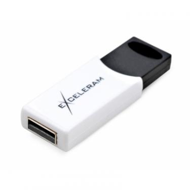USB флеш накопитель eXceleram 16GB H2 Series White/Black USB 2.0 Фото 2