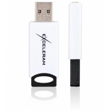 USB флеш накопитель eXceleram 16GB H2 Series White/Black USB 2.0 Фото 3