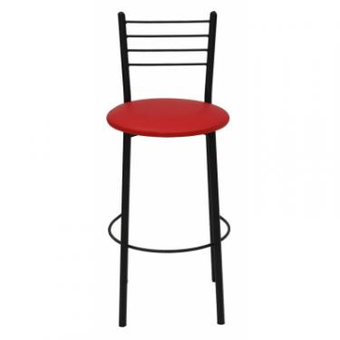 Барный стул Примтекс плюс барный 1022 Hoker black S-3120 Red Фото