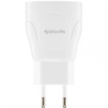 Зарядное устройство Gelius Pro Focus GP-HC01 2USB 2.1A + Cable MicroUSB White Фото 1