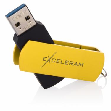 USB флеш накопитель eXceleram 16GB P2 Series Yellow2/Black USB 3.1 Gen 1 Фото 2