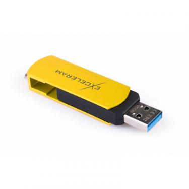 USB флеш накопитель eXceleram 16GB P2 Series Yellow2/Black USB 3.1 Gen 1 Фото 4