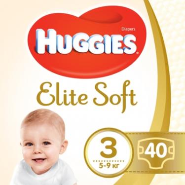 Подгузники Huggies Elite Soft 3 (5-9 кг ) Jumbo 40 шт Фото