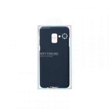 Чехол для мобильного телефона Goospery Samsung Galaxy A8+ (A730) SF Jelly Midnight Blue Фото 2