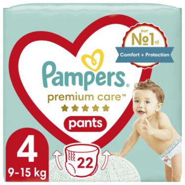 Подгузники Pampers Premium Care Pants Maxi Размер 4 (9-15 кг), 22 шт. Фото