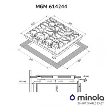 Варочная поверхность Minola MGM 614244 BL Фото 2