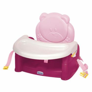 Стульчик для кормления Weina бустер Teddy Bear, розовый Фото
