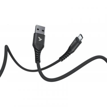Дата кабель Pixus USB 2.0 AM to Micro 5P 1.0m Flex Black Фото 3