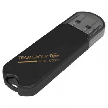 USB флеш накопитель Team 128GB C183 Black USB 3.1 Фото 1