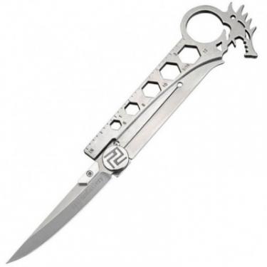 Нож Artisan Dragon Grey AUS-8, Steel Handle Фото