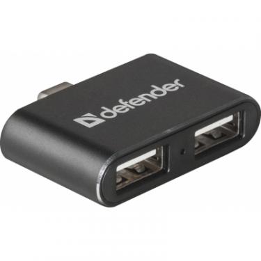 Концентратор Defender Quadro Dual USB3.1 TYPE C - USB2.0, 2 port Фото