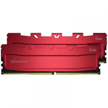 Модуль памяти для компьютера eXceleram DDR4 32GB (2x16GB) 3600 MHz Red Kudos Фото 1