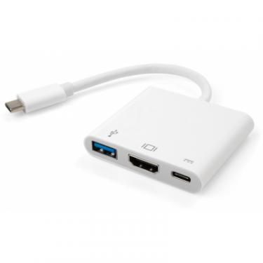 Концентратор Vinga Type-C to HDMI+USB3.0+Type-C PD Фото 1