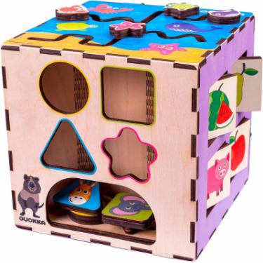 Развивающая игрушка Quokka Интерактивный куб 20х20 см Фото