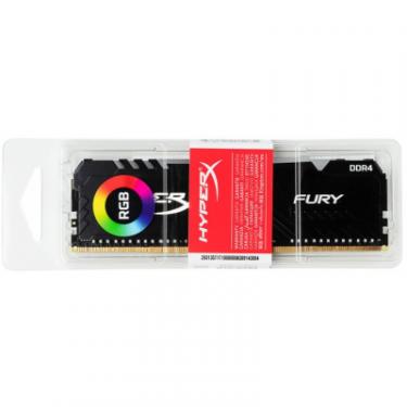 Модуль памяти для компьютера Kingston Fury (ex.HyperX) DDR4 8GB 3000 MHz HyperX Fury Black RGB Фото 4
