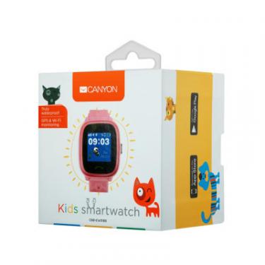 Смарт-часы Canyon CNE-KW51RR Kids smartwatch GPS Pink Фото 3