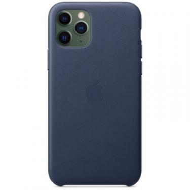Чехол для мобильного телефона Apple iPhone 11 Pro Leather Case - Midnight Blue Фото 2