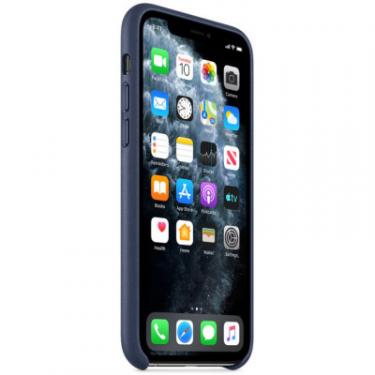 Чехол для мобильного телефона Apple iPhone 11 Pro Leather Case - Midnight Blue Фото 4
