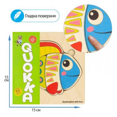 Развивающая игрушка Quokka Пазл-мозаика Рыба Фото 3