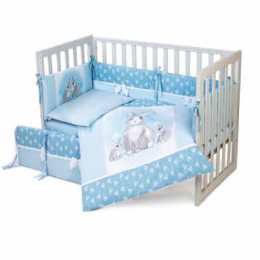 Детский постельный набор Верес Summer Bunny blue (6 ед.) Фото