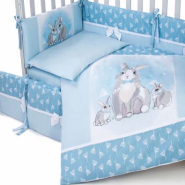 Детский постельный набор Верес Summer Bunny blue (6 ед.) Фото 1